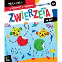 Gyvūnai zoologijos sode. Piešimo knyga 4+ KS0729