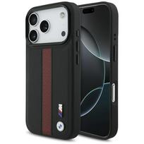 BMW M Perforuotas Juostelės Logo MagSafe Dėklas iPhone 17 Pro - Raudonas