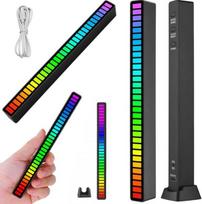 RGB USB LED garsui reaguojanti daugiaspalvė neoninė lemputė