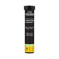 H&B PRECISION ENGINEERED hidracija ir energija, elektrolitai, citrinų skonio, 20 šnypščiųjų tablečių