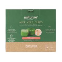 NATURAE COSMETIC ALOE VERA CUBES alavijo kubeliai veido, paakių rankų odai prižiūrėti (5 vnt.)
