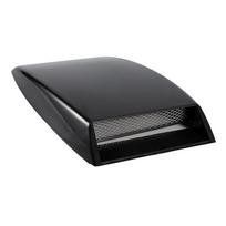 Universalus automobilio dekoratyvinis oro paėmimo dangtelis, ventiliacijos angos lipdukas, gaubto apdaila Black