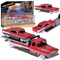 Licencijuoti 1:64 Chevrolet plokštumai 1957 ir Bel Air ZA5864 modeliukai