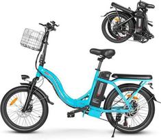 SAMEBIKE CY20-FT-LB 250W E-Bike 20 Inch Fat Tyre Folding Bike 36 V/13 Ah Battery, Maximum Range up to 60-110 km, Off-Road Mountain,