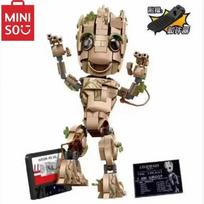 Miniso Marvel 475 vnt. Groot Superherojus Galaktikos Globėjai Modelio Plytelės 76217 Statybinė Plytelė Vaikų Žaislai Kalėdinės Dovanos Berniukams