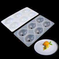 Silicone Round Mold Mini Muffin DIY Cupcake Cookies Fondant Baking Pan Non-Stick Pudding Steamed Cake Mold Baking Tool white