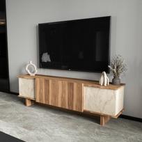 TV staliukas Asir, 180x50x33 cm, rudas