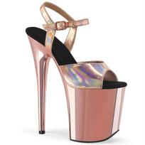 20cm hate sky high waterproof platform rainbow vamp high-heeled sandals/high-heeled pole dancing model catwalk dress shoes 35 auksas