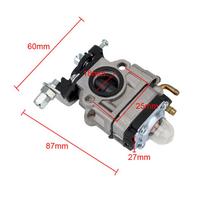 For 40-5 43CC 47CC 49CC 50CC 2-Stroke Pocket Motorcycle 15mm Carburetor Kit Scooter Brushcutter Carb Carburetor Gasoline Grass Trimmer Accessories A