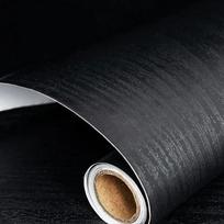 PVC Vinilo Lipni Balta ir Juoda Medžio Rašto Tapetai Vandeniui Atsparūs Virtuvės Spintelės Baldų Durų Renovacija Sienų Lipdukas 40cmX1m