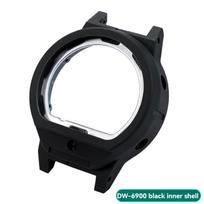 DW6900 vidinis rėmelis Casio G-SHOCK laikrodžiui DW-6900 DW 6900 vidinio korpuso modifikacija Juodas Pilkas Baltas Mechanizmo keitimo korpusas For DW-6900 tamsiai pilka spalva