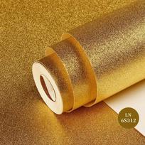 Modernūs minimalistiniai tapetai, aukso folija, matiniai aukso spalvos matiniai lubų pakabinami auksiniai šlifuoti tapetai, atsparūs vandeniui 0.53X9.5M