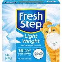 Lightweight Clumping Cat Litter Febreze Odor Control 15 Days ClumpLock Technology Low Dust Easy Scoop Fresh Scent 30% Lighter United States
