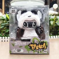 2025 Naujas Miniso Disney Vinilinis Žaislas Stičas Panda Versija Kinijos Regionas Ribotas Anime Figūrėlė Judinamas Stalo Ornamentas Raktų Pakabukas