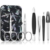DuKaS Premium Line Solingen 126 manikiūro rinkinys + rankovė Silver Birds