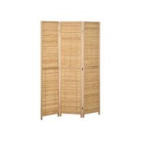 Paravanas - HOMCOM - 3 panelės - Bambukas - 120x170 cm - Interjeras