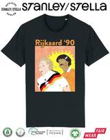 Frank RIJKAARD 90 vyrų futbolo marškinėliai Voller Spat Netherlands Italia 90 Tee S