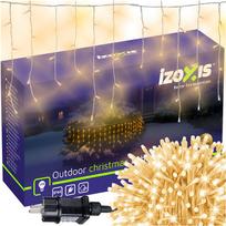 Šventinės LED lemputės 100 LED, varvekliai šiltai balti 6m IP44 IZOXIS