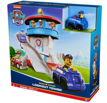PAW PATROL apžvalgos bokšto čiuožykla „Auto Chase XXL“ rinkinys „Spin Master“
