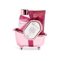 Rinkinys Idc Institute Scented Bath Rose moterims: dušo želė, 100 ml + kūno losjonas, 50 ml