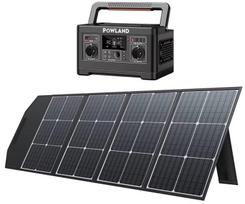 Elektros stotelė Powland 12V 520Wh 600W su sulankstomu 100W saulės moduliu