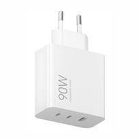 Xiaomi 90W HyperCharge Power Adapter 3-Port EU | Charger | GaN, 2x USB Type-C, 1x USB-A