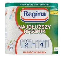 Regina popierinis rankšluostis, 2 vnt., Regina, Ilgiausias Popierinis Rankšluostis su Spaudu, 2 Ritės