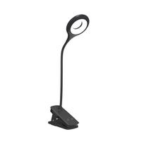 Mini Wozinsky Bevielė LED Skaitymo Lempa su Klipu + USB-C Laidas - Juoda