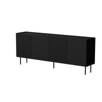 Cama LUCCA 4D komoda, 200x40x80, juoda