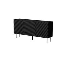 Cama LUCCA 3D komoda 165x40x80 juoda