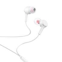 HOCO laidinės ausinės Jack 3,5 mm su mikrofonu M78 baltos