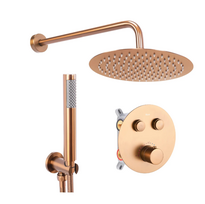 Potinkinis dušo komplektas Rea LUNGO COPPER BRUSH BOX, REA-P8808