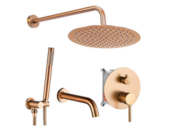 Potinkinis dušo komplektas REA Lungo Copper Brush + BOX, REA-P8810