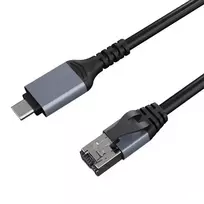 Interneto Kabelis CAT6 UTP, USB Type-C - RJ45, 3m