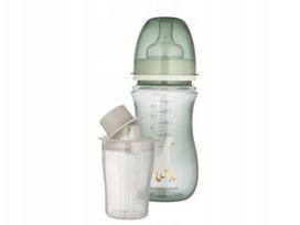 Buteliukas su pieno miltelių konteineriu Canpol Babies EasyStart Goose 35/245, 3+ mėn, 240 ml