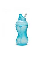 Gertuvė su šiaudeliu Munchkin Mighty Grip 90469, mėlyna, 12+ mėn, 296 ml