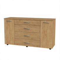 Komoda 1-3-2 (P) 73x130x38 cm Auksinis Ąžuolas