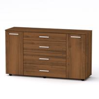 Komoda 1-3-2 (P) 73x130x38 cm Riešutas