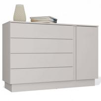 Komoda Top E shop Amber 1D4S, balta