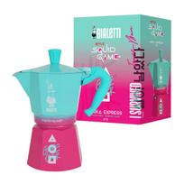 Moka kavinė - Bialetti - Squid Game - 6 puodelių - Aliuminis - Nesuderinama su indukcine virykle be adapterio
