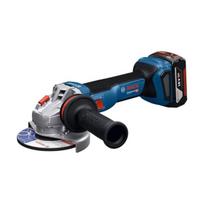 Akumuliatorinis kampinis šlifuoklis Bosch GWS 18V-11 Professional, 18 V, su 2x5,0 Ah akumuliatoriais