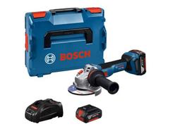 Akumuliatorinis kampinis šlifuoklis Bosch GWS 18V-11 S Professional, 18 V, su 2x5,0 Ah akumuliatoriais