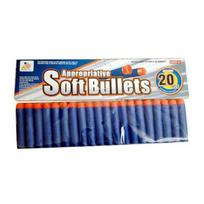 Žaislinės kulkos Soft Bullets, 20 vnt.