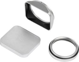 NiSi JetMag Pro Lens Hood, Uv Filter & Cap for Fuji X100 Silver