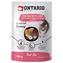 Ontario Herb Kitten - konservai kačiukams su vištiena ir kepenėlėmis 80g