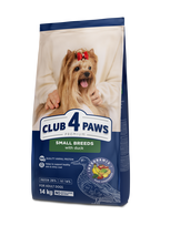 CLUB 4 PAWS Premium mažų veislių suaugusiems šunims su antiena. Visavertis sausas pašaras - 14 kg