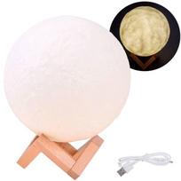 Naktinė lempa Mėnulis Moon Light 3D 18cm ZA3826