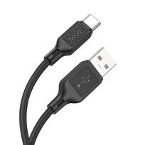 USB A iki USB C kabelis Hoco 3A 1 m X90 juodas