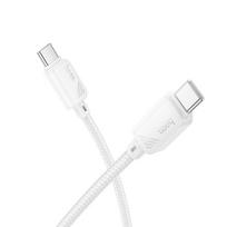 USB C į USB C laidas Hoco 3A 60W 1 m X113 baltas