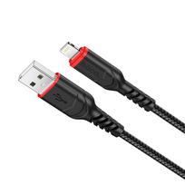 USB A į Lightning Hoco 2,4A 1 m X59 juodas laidas